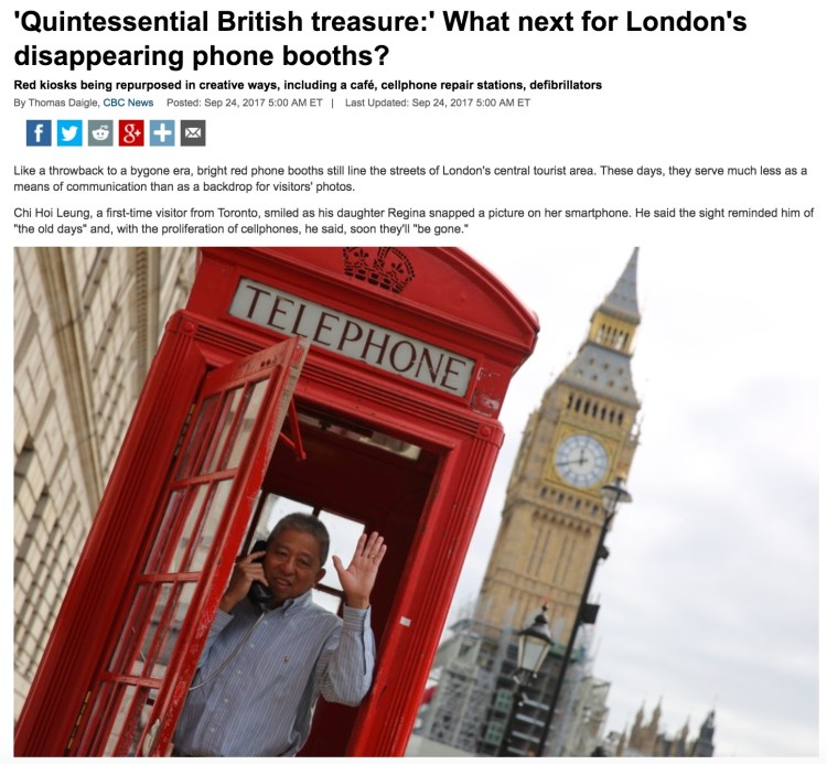 'Quintessential British treasure:' What next for London's disappearing phone booths?